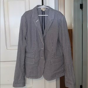 Jcrew striped blazer